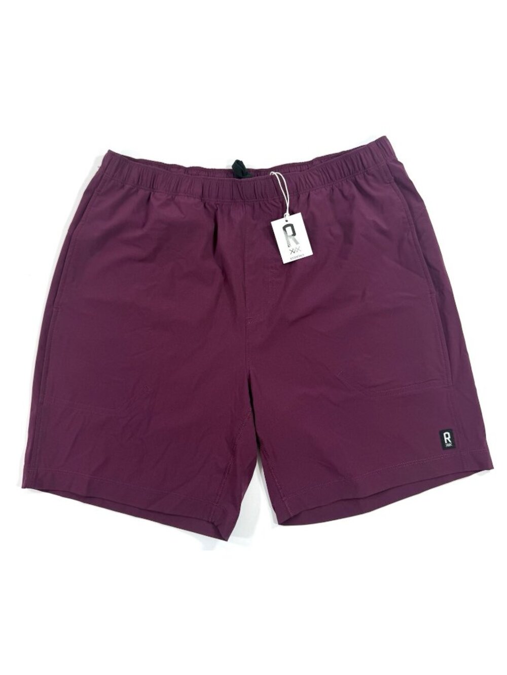 Rhone Mens Essentials Training Shorts Lightweight Active Size Medium 7" Burgundy